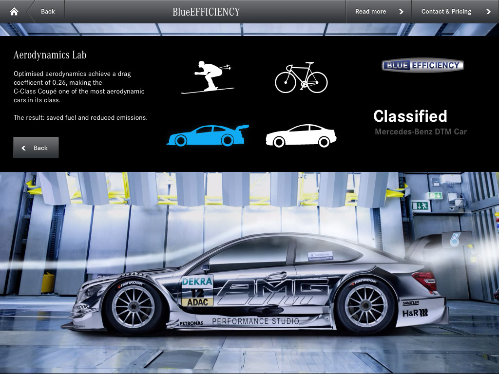 The Showroom Experience Becomes Fully Interactive With The New Ipad C Class Coup Xae Brochure App Mercedes Benz Newsroom
