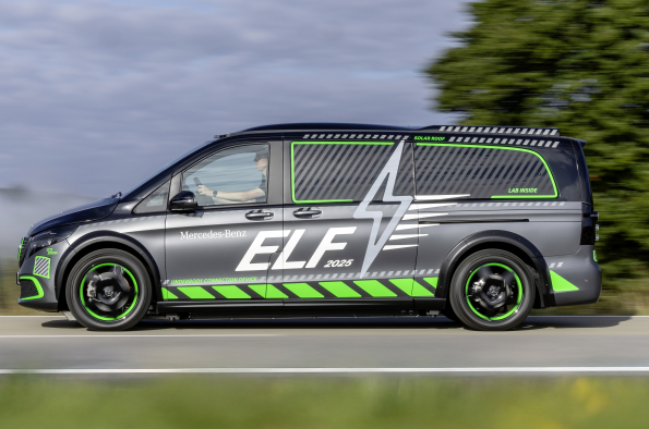 Mercedes-Benz ELF: a novel approach to charging electric vehicles
