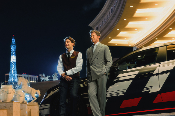 Built to excite: A stunning Las Vegas premiere for a new dimension of performance with Brad Pitt, George Russell and the upcoming Mercedes-AMG GT 4-Door Coupe