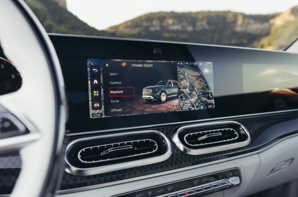 Mercedes-Maybach GLS 680 Dark petrol uni / Verde silver MANUFAKTUR Maybach Exclusive Nappa Leather Chrystal white/Silver grey pearl