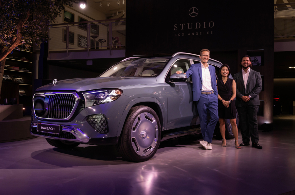 World Premiere of the new Mercedes-Maybach GLS at the Mercedes-Benz Studio Los Angeles, July 2026.