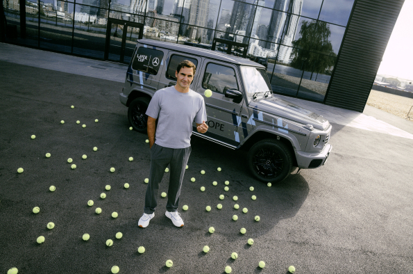 Neon Legacy Initiative: Mercedes-Benz and Roger Federer support local tennis clubs ahead of the Laver Cup 2026 in London